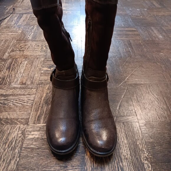 Ronsports Elaine leather knee-high boots, 7M, plush lining - never worn - Picture 3 of 9